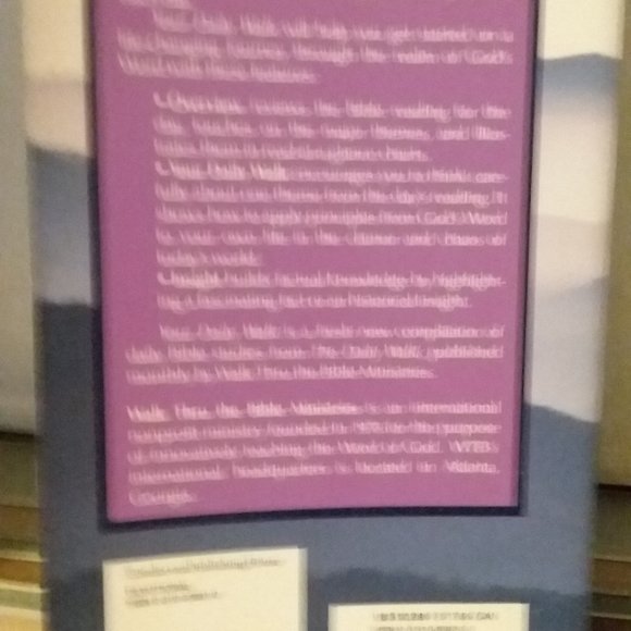 Your Daily Walk Paperback – October 24, 1991 by Walk Thru the Bible - Picture 3 of 3
